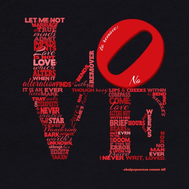 Love is Not Love- Shakespeare Sonnet 116 by jabberdashery